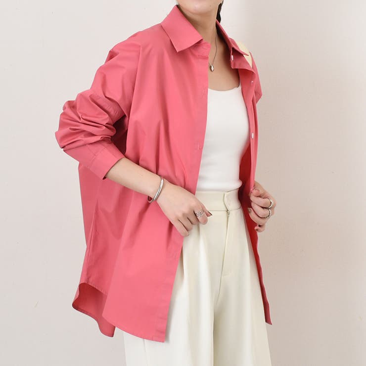 コーラルピンク | シャツ レディース ブラウス | REAL STYLE