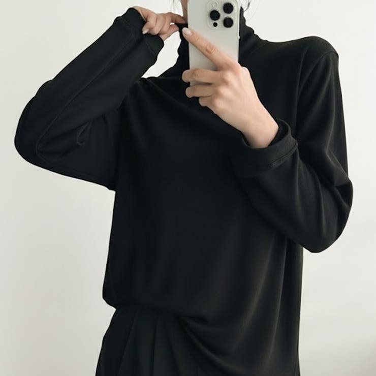 ブラック | カットソー レディース 長袖 | REAL STYLE