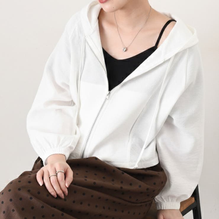 オフホワイト | レディース パーカー ブルゾン | REAL STYLE