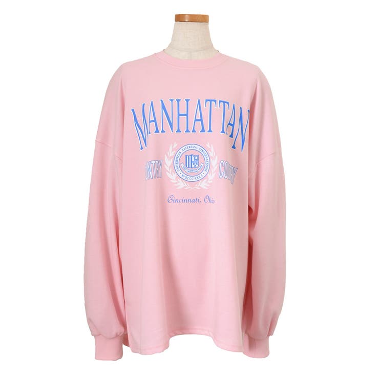 ピンク | ロンT 長袖 Tシャツ | REAL STYLE