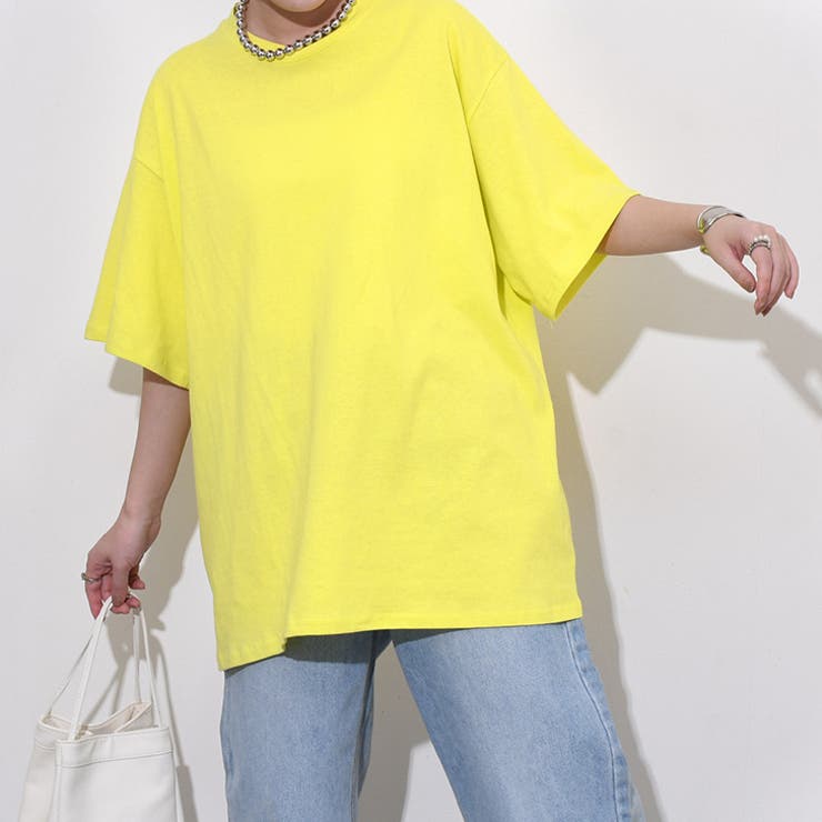 イエロー | カットソー レディース 半袖 | REAL STYLE