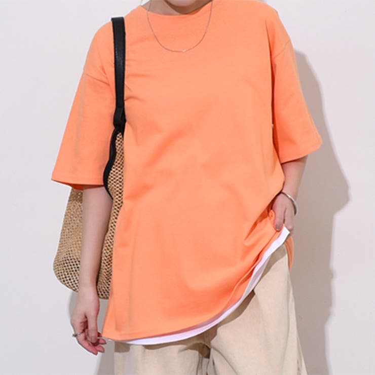 オレンジ | カットソー レディース 半袖 | REAL STYLE