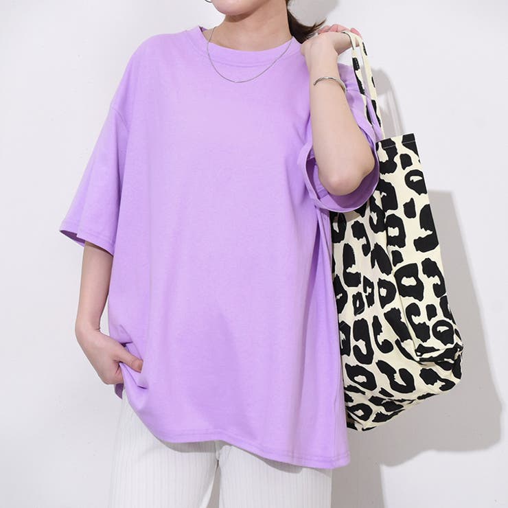 パープル | カットソー レディース 半袖 | REAL STYLE