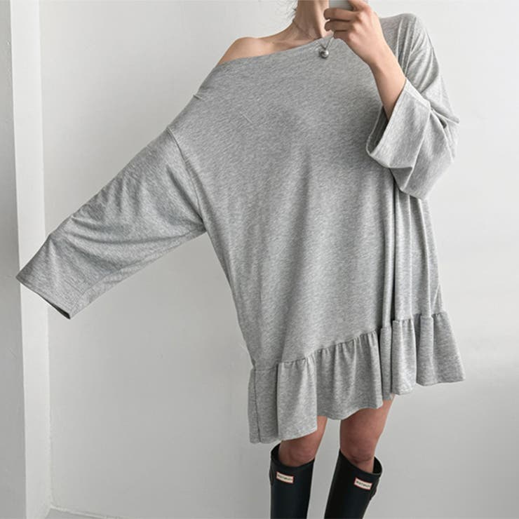 グレー | チュニック ワンピース レディース | REAL STYLE