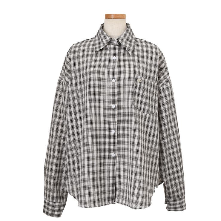ブラック | チェックシャツ レディース 長袖 | REAL STYLE