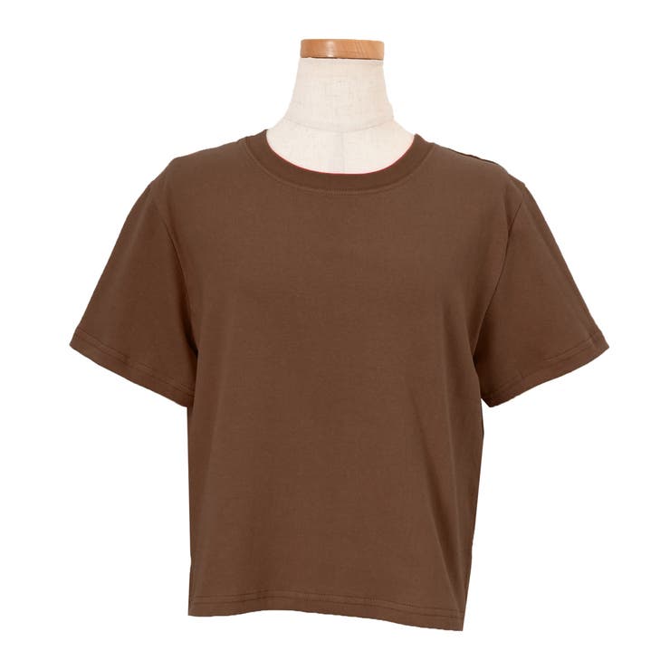 ブラウン | カットソー レディース 半袖 | REAL STYLE
