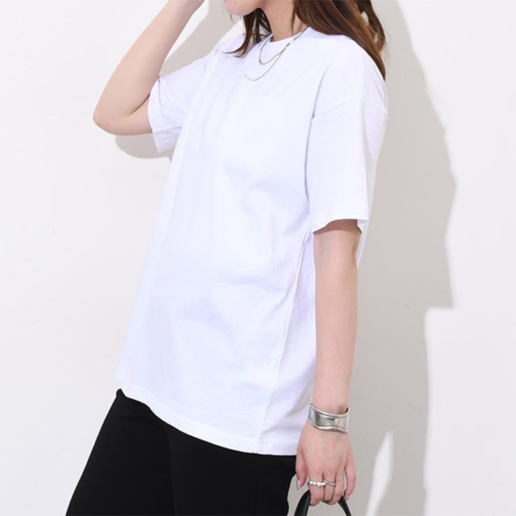 ホワイト | Tシャツ レディース 半袖 | REAL STYLE