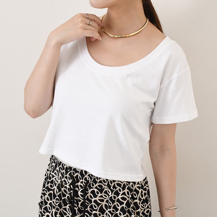 ホワイト | Tシャツ レディース 長袖 | REAL STYLE