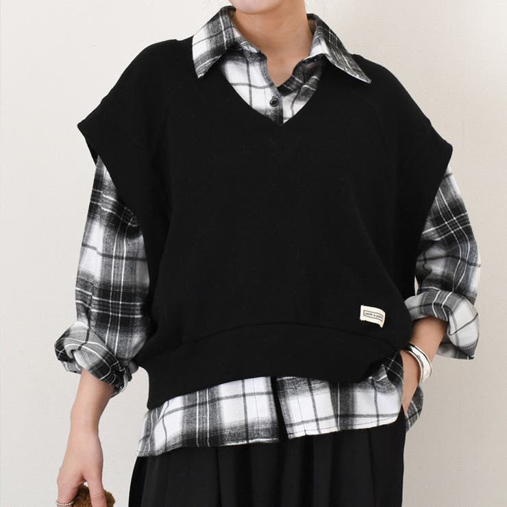 ブラック | ベスト レディース 秋 | REAL STYLE