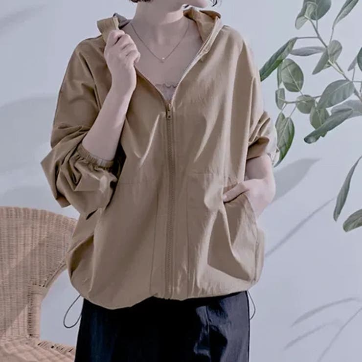 グレージュ(A) | パーカー ラッシュガード レディース | REAL STYLE