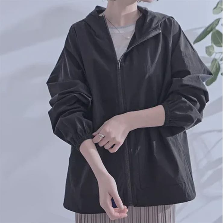 ブラック(C) | パーカー ラッシュガード レディース | REAL STYLE