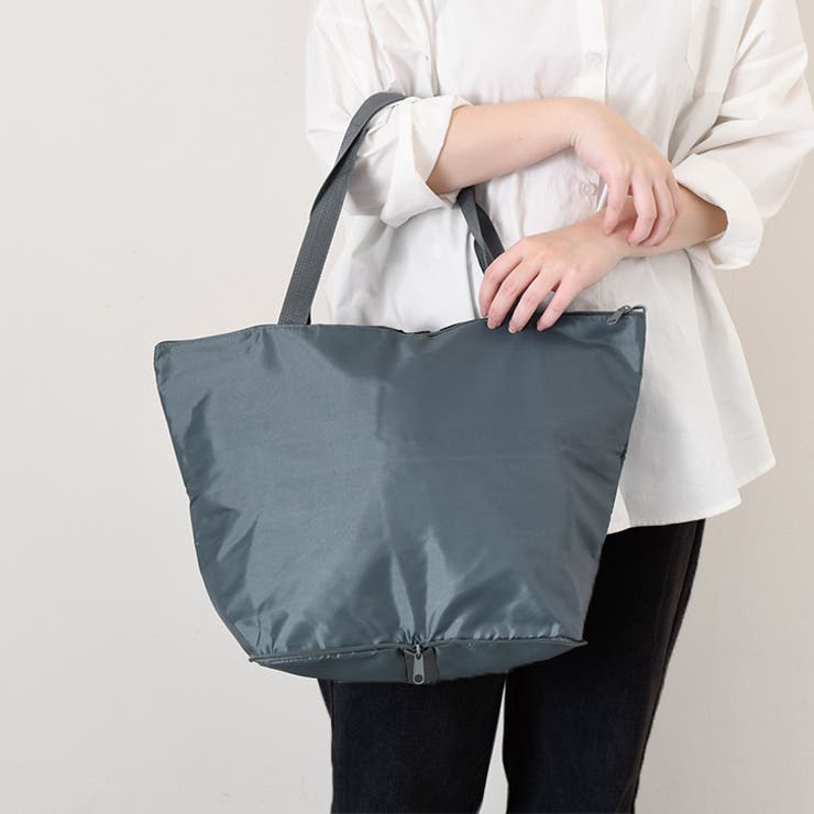 グレー | エコバッグ 折り畳み 保冷 | REAL STYLE