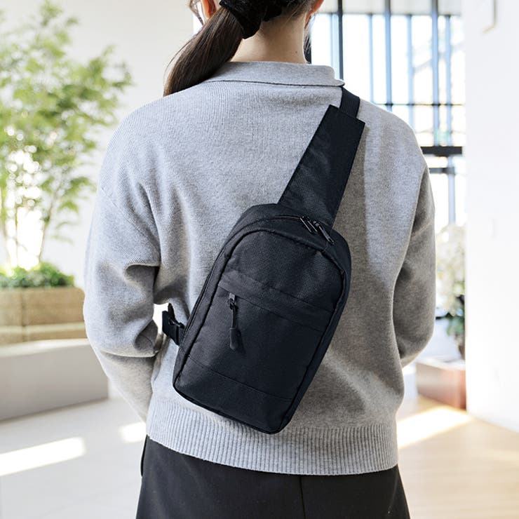ブラック | ボディバッグ レディース メンズ | REAL STYLE