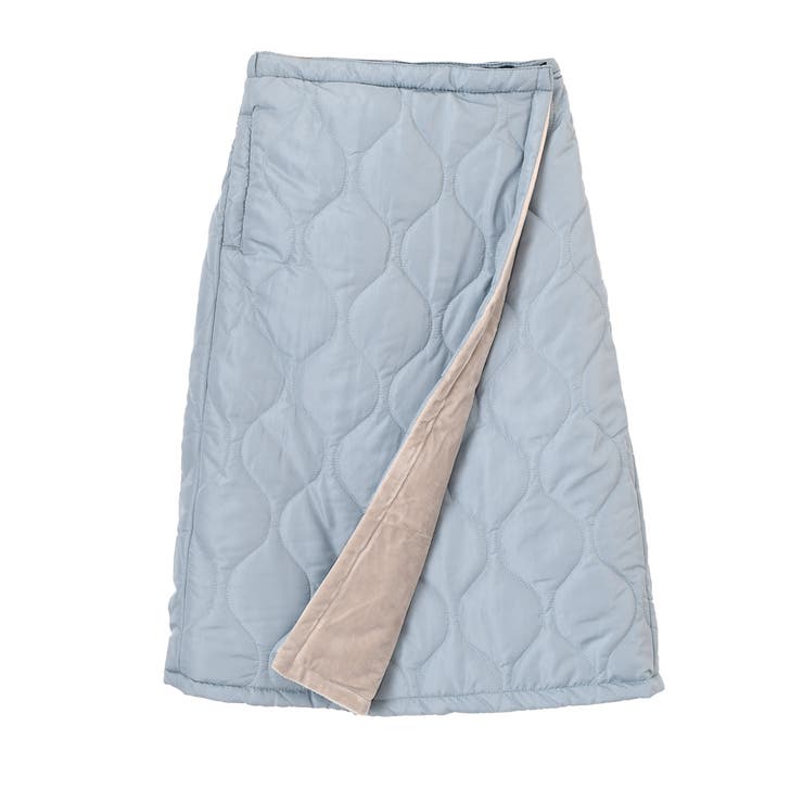 ブルー | 巻きスカート 防寒 ロング | REAL STYLE