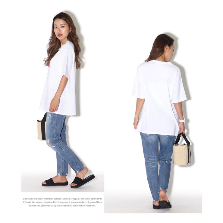 新品 wellbeing 半袖Tシャツ スパンコール ラメ 日本製 サイズ2 スパンコール刺繍ロゴTシャツ【洗濯機洗い可/接触冷感/UVケア