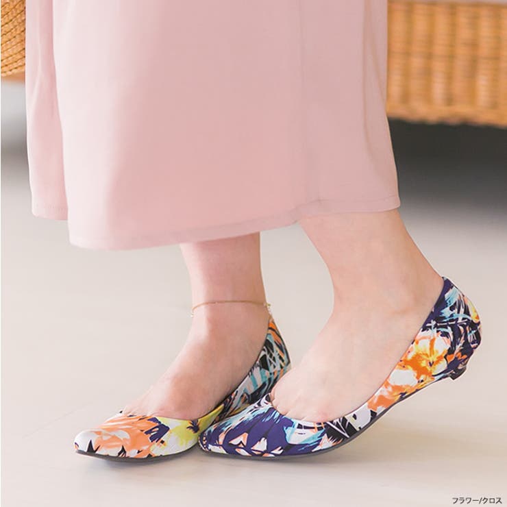 痛くない！ぺたんこなのに美脚 大人かわいい巻ヒール ポインテッドトゥ | welleg | 詳細画像12 