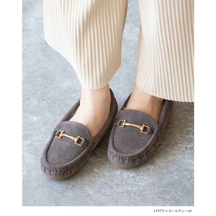 フェイクファー ビットモカシン モカシン 品番 Hsys Welleg ウェレッグ のレディースファッション 通販 Shoplist ショップリスト