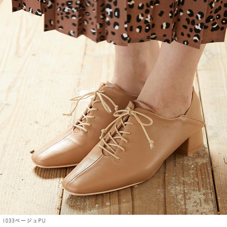 スクエアトゥレースアップバブーシュ レディース カジュアルシューズ 品番 Hsys Welleg ウェレッグ のレディース ファッション通販 Shoplist ショップリスト