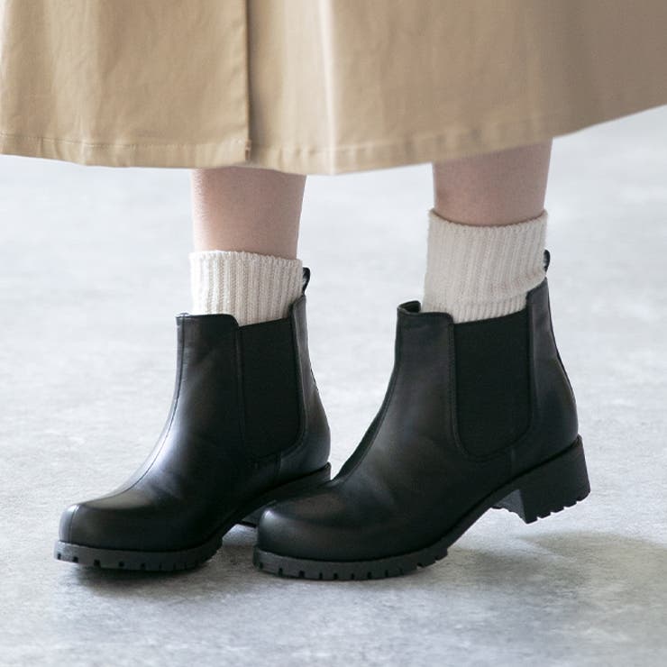 1020ブラックpu | レディース ラウンドトゥ ブーティー | welleg