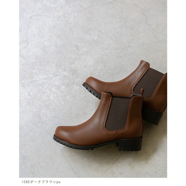 レディース ラウンドトゥ ブーティー | welleg | 詳細画像10 