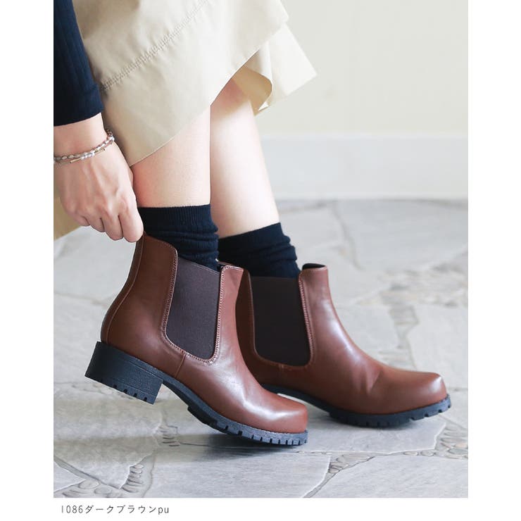 レディース ラウンドトゥ ブーティー | welleg | 詳細画像11 