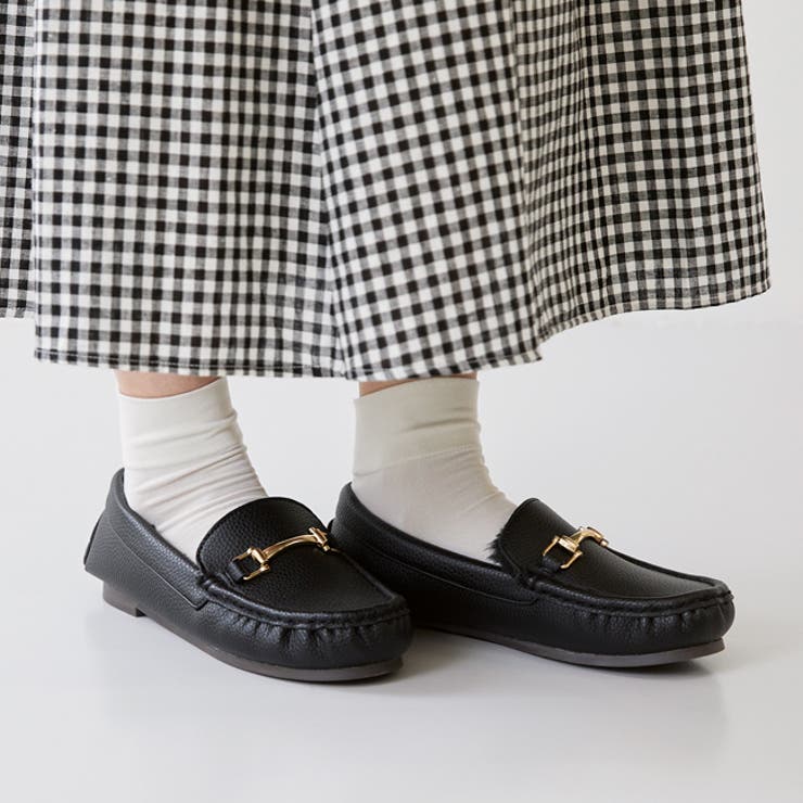 1020ブラックPU | レディース モカシン ムートン | welleg