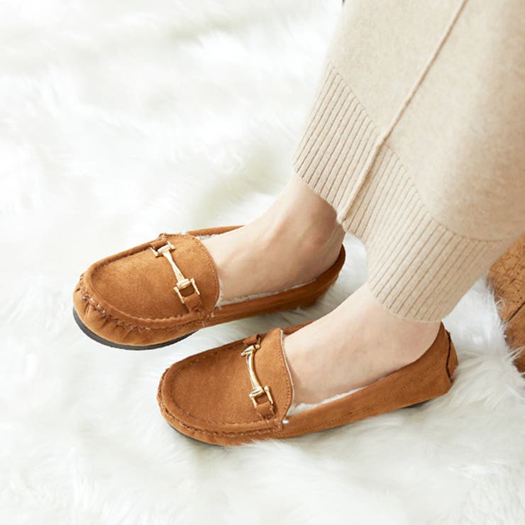 3080キャメルSD | レディース モカシン ムートン | welleg