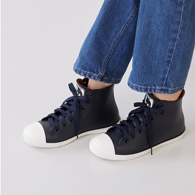 6012ネイビー | モズ moz レインシューズ | welleg