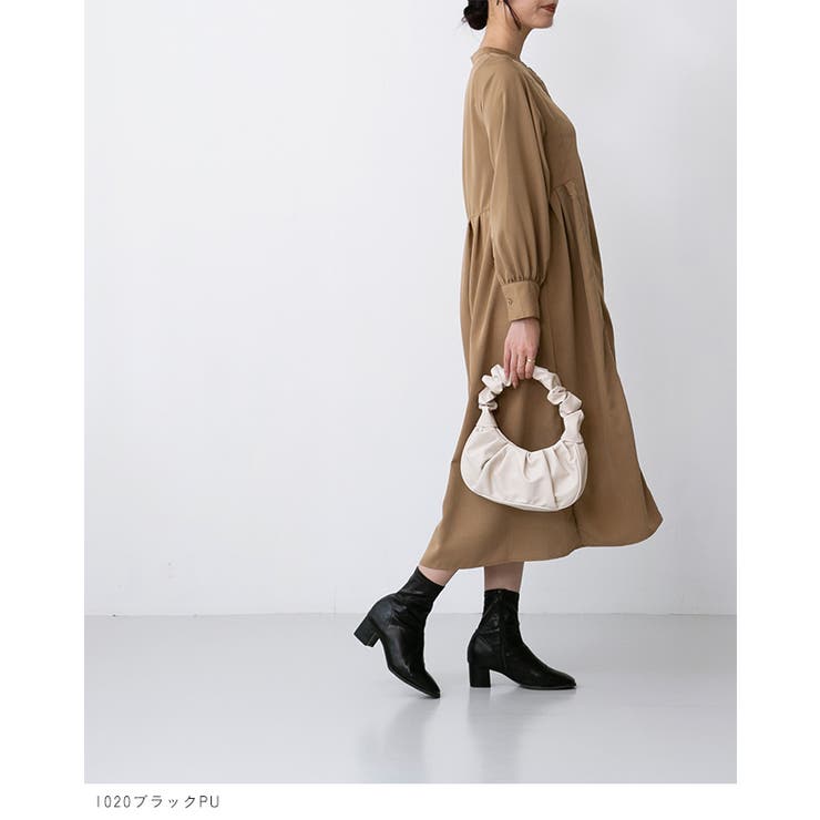 ショートブーツ レディース チャンキーヒール | welleg | 詳細画像18 