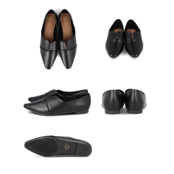 フラットシューズ スリット カジュアルシューズ | welleg | 詳細画像24 