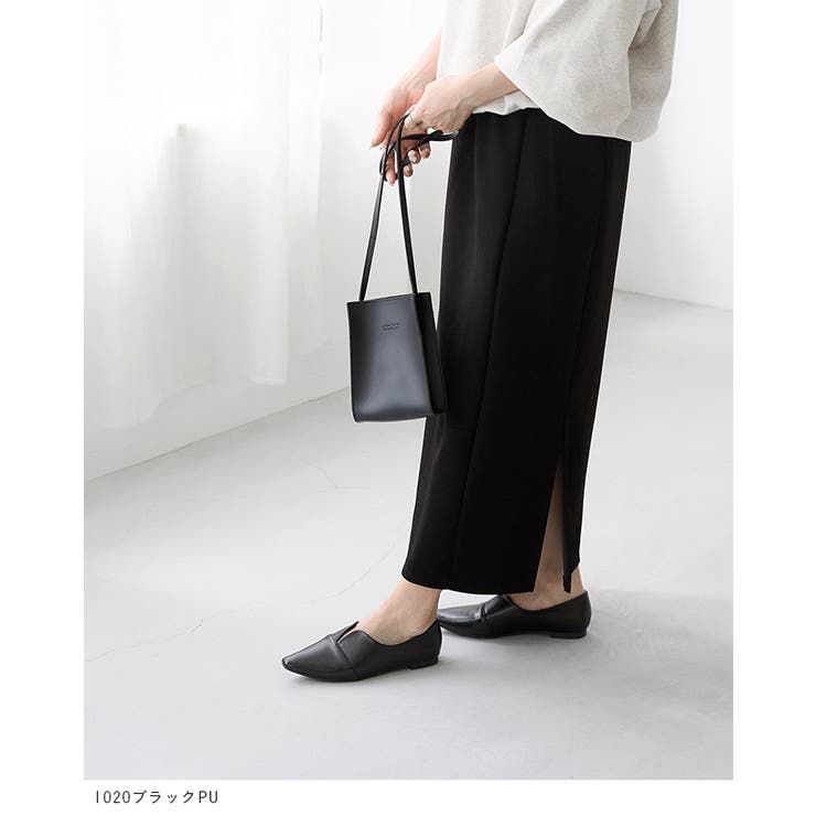 フラットシューズ スリット カジュアルシューズ | welleg | 詳細画像4 