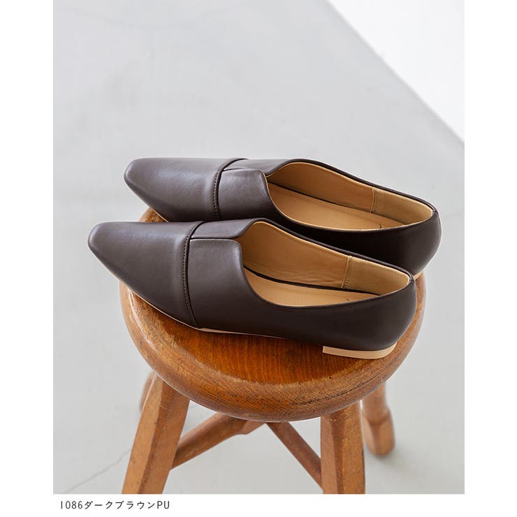 フラットシューズ スリット カジュアルシューズ | welleg | 詳細画像19 