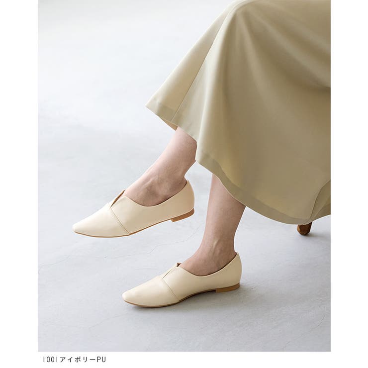 フラットシューズ スリット カジュアルシューズ | welleg | 詳細画像20 