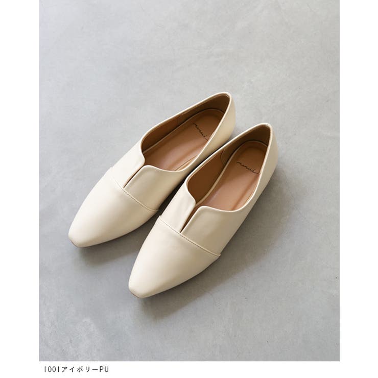 フラットシューズ スリット カジュアルシューズ | welleg | 詳細画像22 