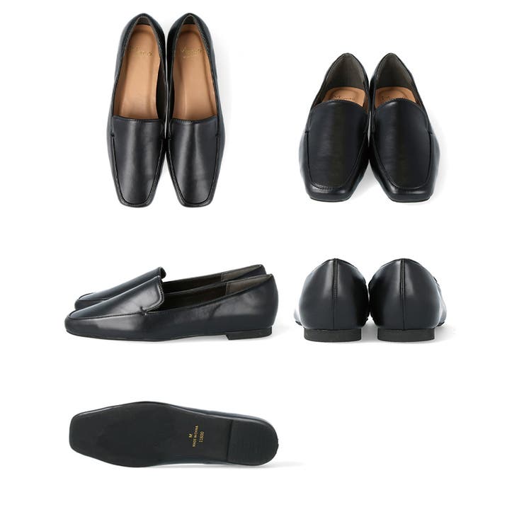 スクエアトゥフラットローファー ローファー カジュアルシューズ | welleg | 詳細画像20 