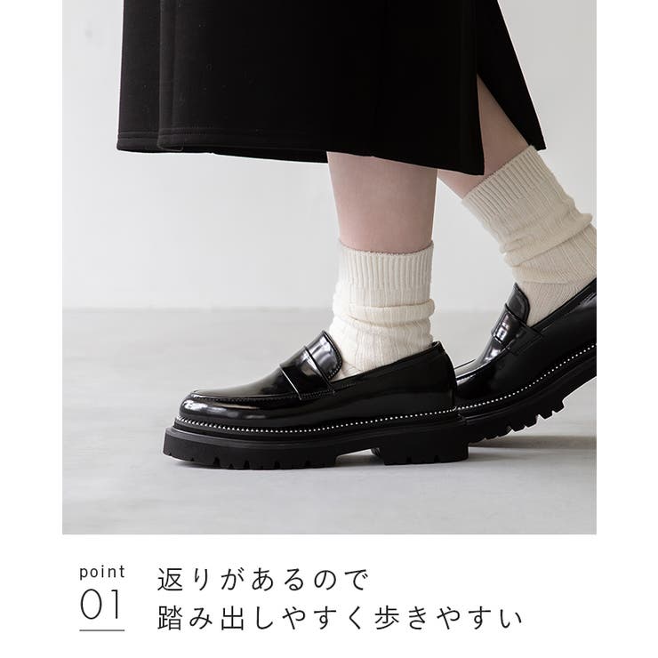 ローファー レディース 厚底 | welleg | 詳細画像14 