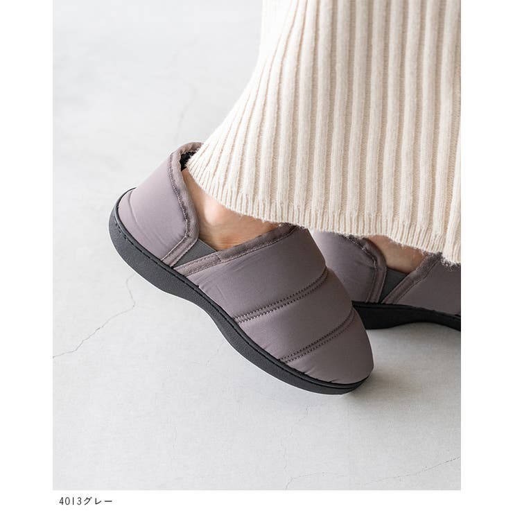 モックシューズ キルト すりっぱ | welleg | 詳細画像8 