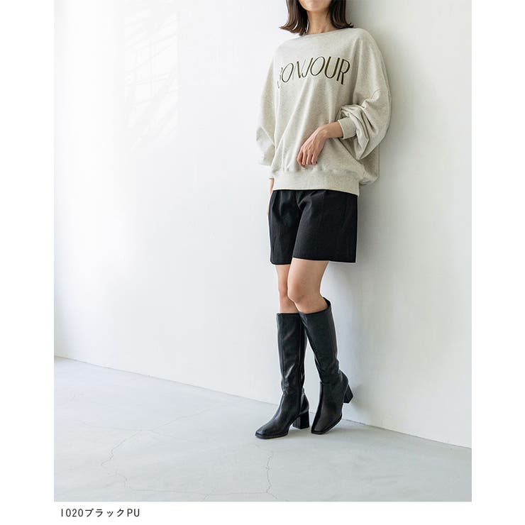 ロングブーツ レディース チャンキーヒール[品番:HSYS0010403 ロングブーツ レディース チャンキーヒール[品番:HSYS0010403