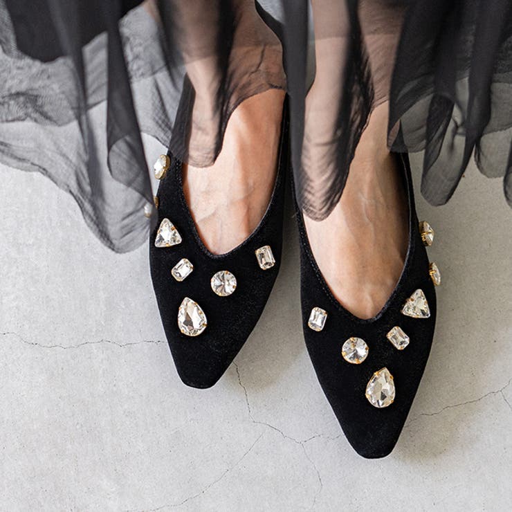 4020ブラックベロア | パンプス 痛くない 走れる | welleg