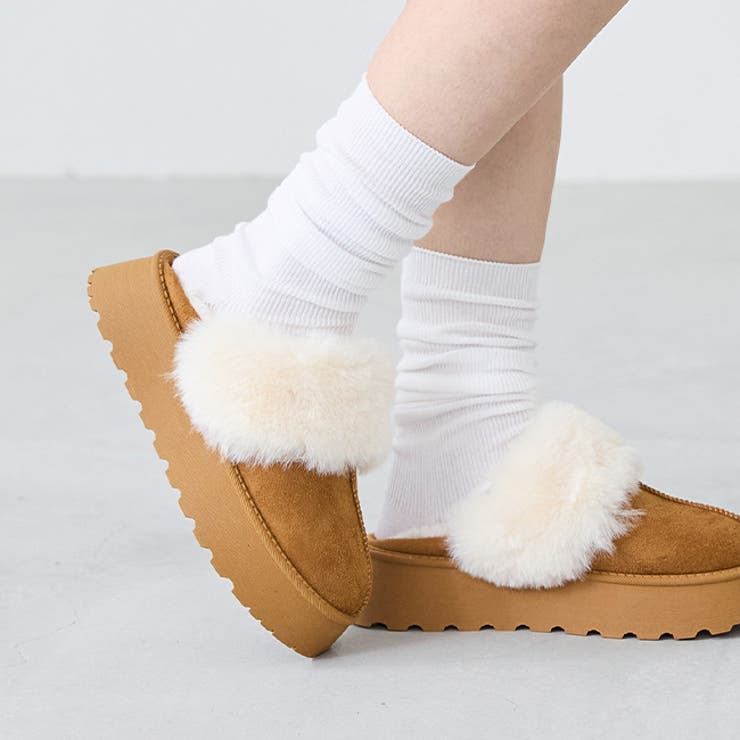 3080キャメルSD | ムートンシューズ スリッパ スリッポン | welleg