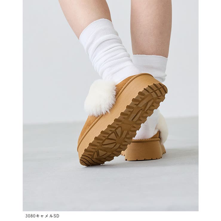 ムートンシューズ スリッパ スリッポン[品番：HSYS0010410]｜welleg