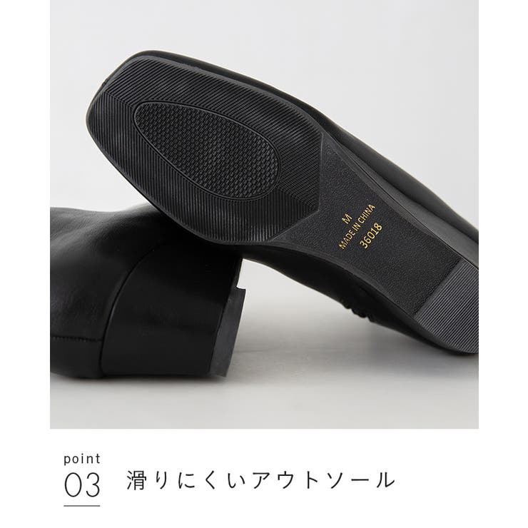 ショートブーツ 痛くない ウェッジヒール | welleg | 詳細画像17 