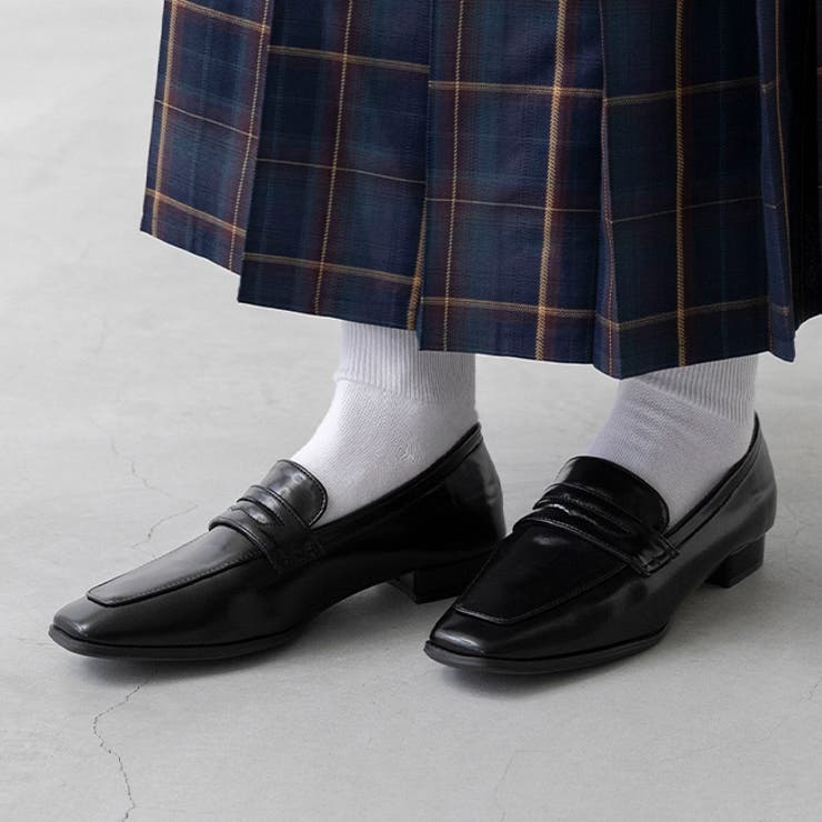 1173ブラックコインPU | ローファー 履きやすい レディース | welleg