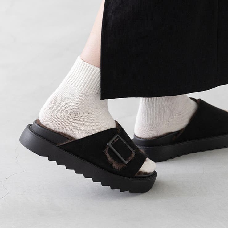 3020ブラックSD | サンダル レディース 厚底 | welleg