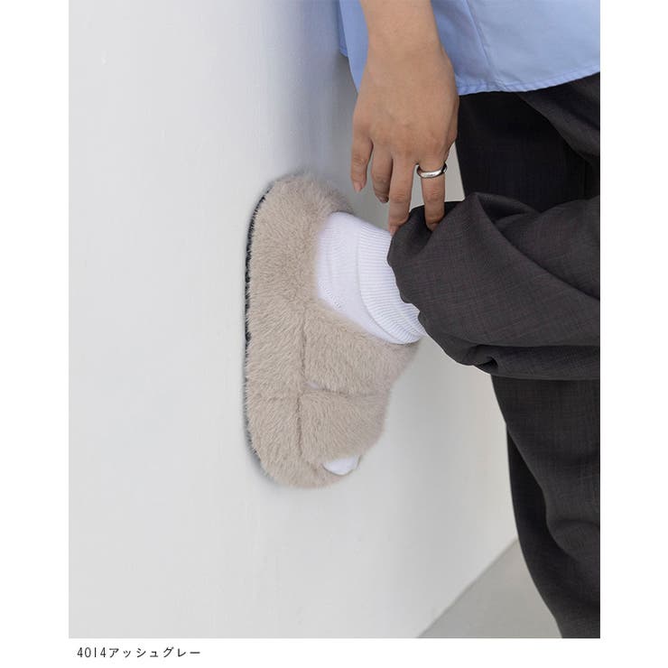 ファーサンダル 厚底 厚底サンダル | welleg | 詳細画像4 