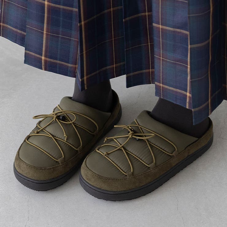 4052カーキCL | スリッポン モックシューズ レディース | welleg