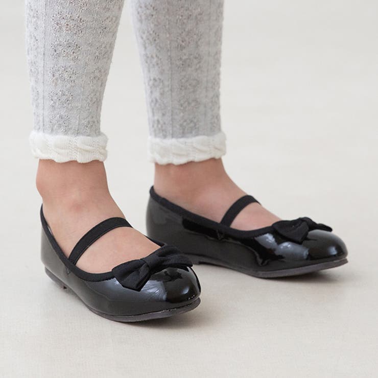 ブラック／エナメル調 | 子供 靴 女の子 | welleg