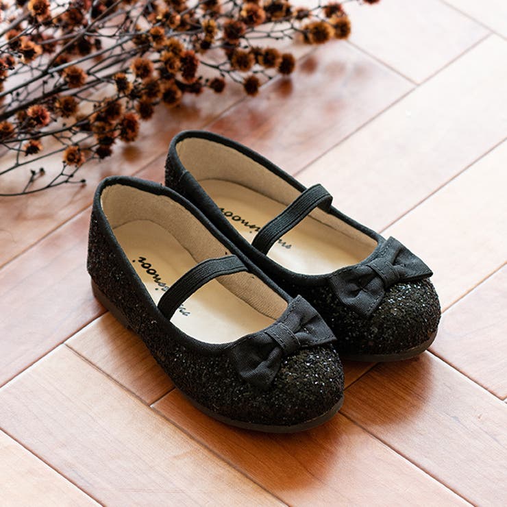 ブラックグリッター | 子供 靴 女の子 | welleg