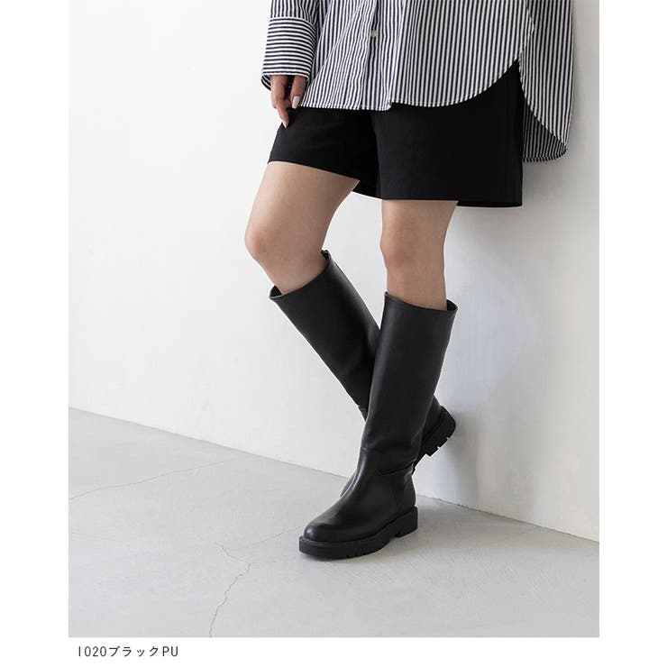 ロングブーツ レディース ボリュームソール | welleg | 詳細画像4 