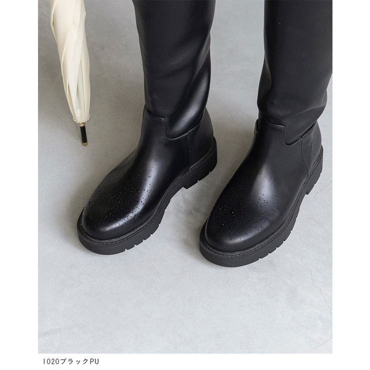 ロングブーツ レディース ボリュームソール | welleg | 詳細画像11 